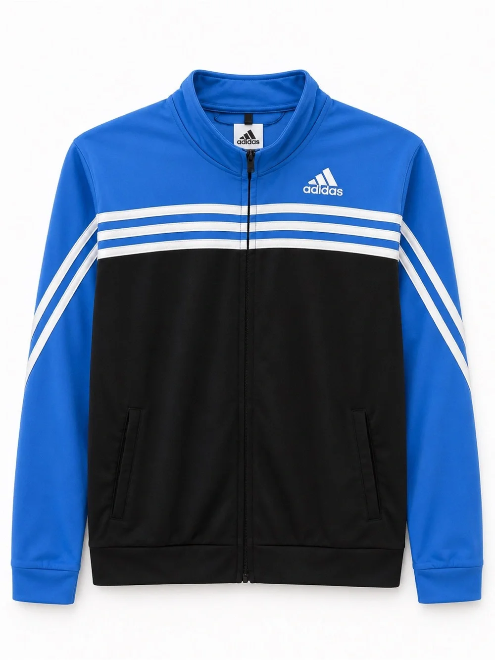YOUTH ADIDAS WHITE ZIP-UP